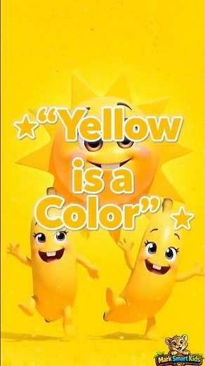 Yellow is a Color ☀️🍌| Colors Song for Kids | Learn Colors | Toddler Learning Videos #colors