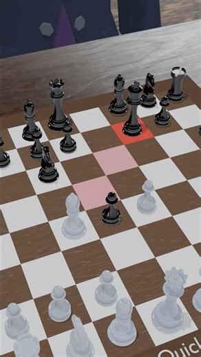 Scotch Gambit knight sacrifice that's BRUTAL #chess #trap #shorts