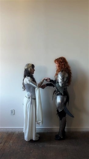 AirPod swap medieval edition ‪@cozykitsune‬