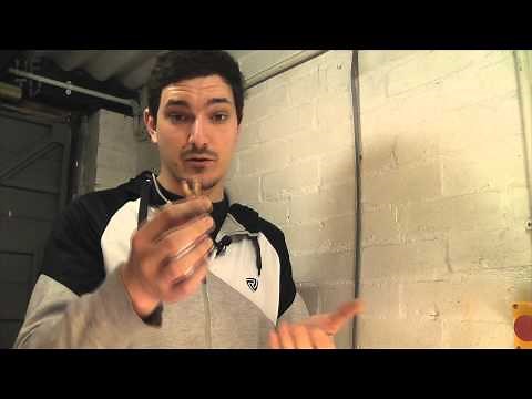 Cable clips in solid brick wall.