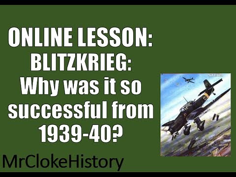KS3 History - WWII: Blitzkrieg and Dunkirk