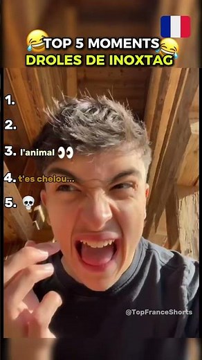 TOP 5 moments DROLES d'INOXTAG (niveau difficil)