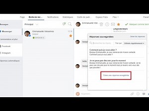 Comment activer les réponses automatique sur une page Facebook
