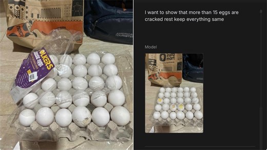 X user claims Swiggy Instamart customer used AI to fake cracked eggs for refund