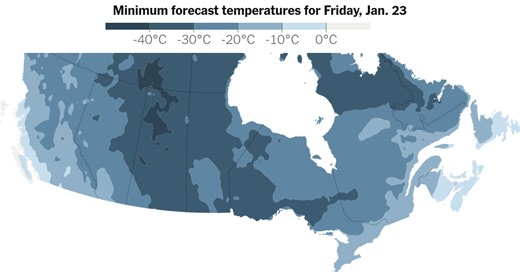 Forecasters Warn ‘Frostbite Can Occur in Minutes’ as Bitter Cold Sweeps Canada