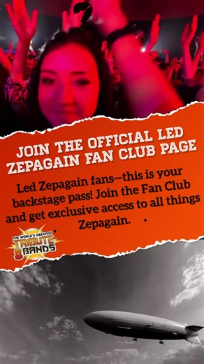 🎸 Join the Led Zepagain Fan Club on Facebook! 🎸 Want exclusive access to behind-the-scenes content, early show announcements, and direct connection with the band? Our fan club community is where the magic happens! Here's what you get: ✨ First access to new tour dates and ticket sales ✨ Exclusive photos and videos from rehearsals and shows ✨ Special meet-and-greet opportunities ✨ Fan stories and memories shared by our community ✨ Direct updates from Swan and the band We're 3,700 members strong 