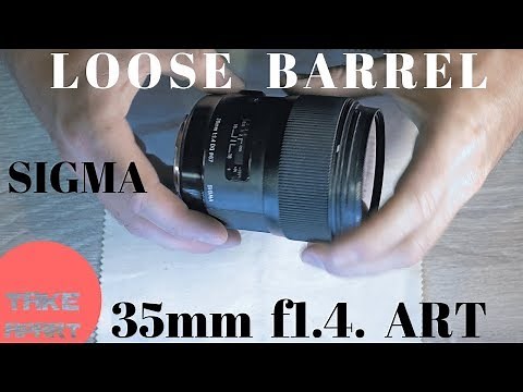 Sigma 35mm f1.4 Repair | Loose Barrel | Easy Fix of Sigma art lens [4K]