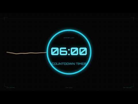 6 Minute Countdown Timer ⏱️ [06:00] HD with Sound Effects & Explosion