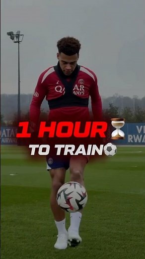 1 HOUR PRO TRAINING SESSION for Footballers😳⚽️ #psg #football #soccer