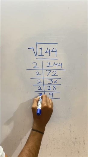How to find square root of 144 ? ##mathsbyjigs #maths #knowledge #education #squareroot #mathsbyjigs