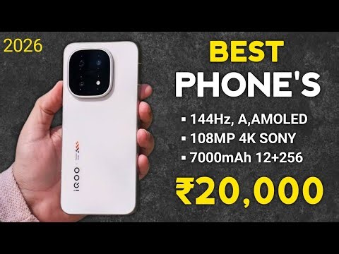 Best Phones Under ₹20,000 in January 2026 | Top 5 best phones under 20K Performance + Camera Kings!
