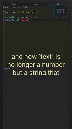 Convert Number to String in JavaScript #javascript