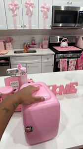 How cute is this pink mini fridge 🩷 #pinkaesthetic #pinkkitchen #pinklifestyle | Roderica Scott