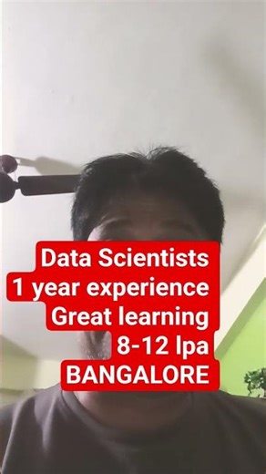 Great Learning Data Scientist Job 2026 🔥 Python + ML | 1+ Year Exp | Apply Now
