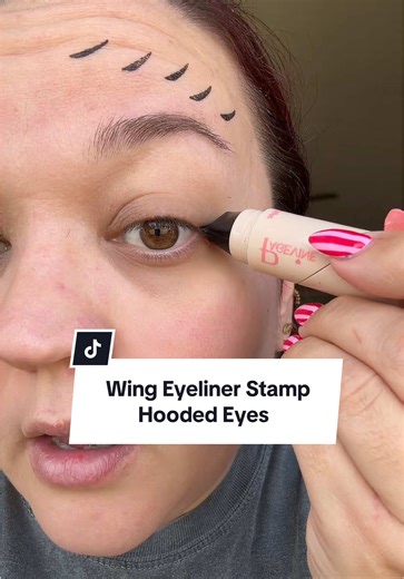 Wing Eyeliner Stamp Tutorial for Hooded Eyes