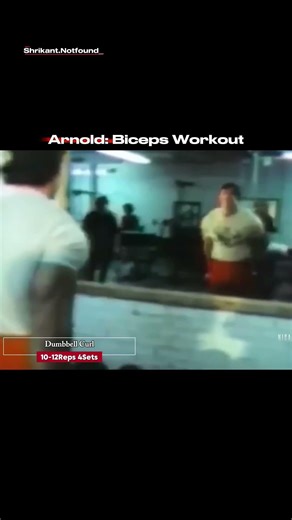 Arnold's Blueprint: The Ultimate Bicep Mass Guide |Arnold: Biceps Workout 🥵#gym #motivation #shorts