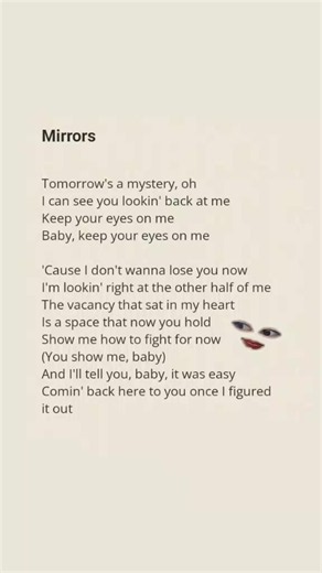 Justin Timberlake - Mirrors (lyrics)