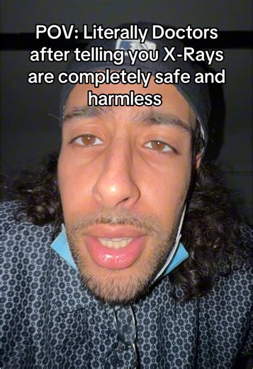 The moment the doctor turns on the x-ray machine they run out the room 😭