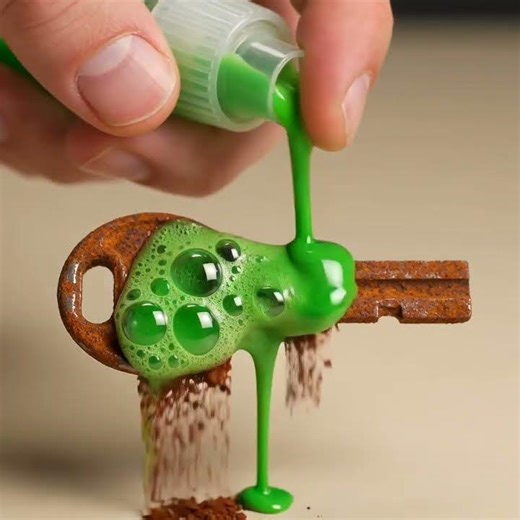 Tiny Rusty Key Restoration 🔑 | Satisfying Clean #shortvideo