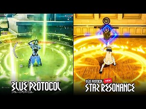 SHIELD KNIGHT Comparison : Blue Protocol VS Star Resonance