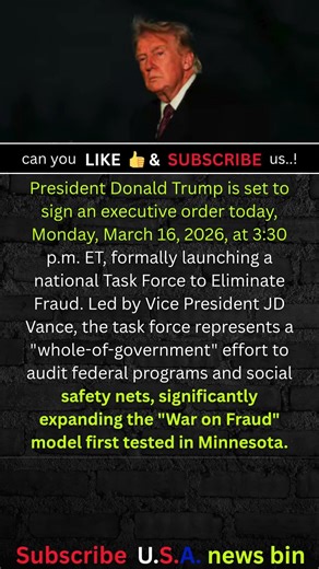 Trump Launches National Fraud Task Force! Blue States Targeted #shorts #USA #NEWS