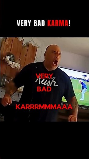 Guy Screams “VERY BAD KARMA!” at Cops Inside His House 😂🚔 #shorts