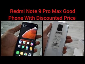 Redmi Note 9 Pro Max 6gb 64Gb Glacier White Unboxing & Review