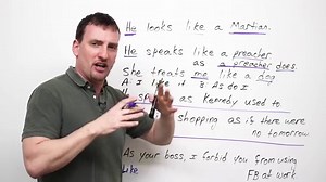 English Grammar – comparing with LIKE & AS