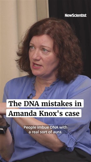 DNA doesn’t always tell the whole story 🧬 Professor Turi King explains how trace DNA can transfer from person to person and object to object, and why the Amanda Knox case became a major example of the dangers of reading too much into DNA evidence. Context is everything. Tap the link in bio for the full video #TuriKing #DNA #Forensics #TrueCrime #Genetics