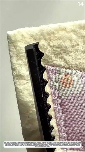 Decorative Fabric Trimming: How Scalloped Scissors Trim Quilt Into Neat Edges