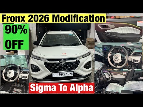 Maruti Fronx Sigma Modification | Fronx Sigma Base Model Modification with Price