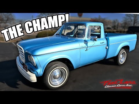 1963 Studebaker Champ Pickup - For Sale at Fast Lane Classic Cars!