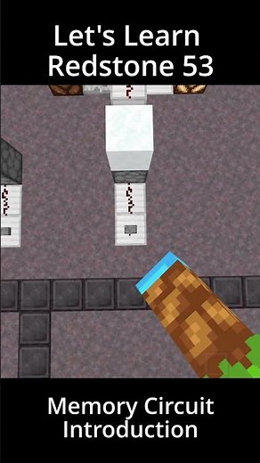 Memory Circuit Introduction | Let's Learn Redstone 53 | Minecraft Bedrock Redstone Tutorial