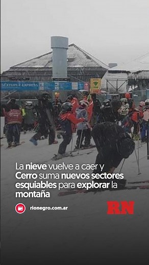 La nieve vuelve a caer y Cerro suma nuevos sectores esquiables para explorar la montaña