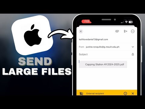How To Send Large Files Through Email On iPhone in SECONDS!