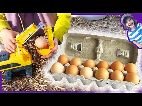 Excavator Gets Fixed and Gathers Eggs!