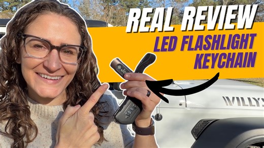 Watch Real Review Jeep LED Flashlight Keychain - What to know? on Amazon Live