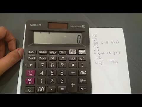How to use check and correct button in Calculator easy way