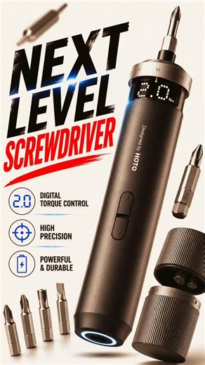 This screwdriver might be the smartest DIY tool you buy this year #gadgets #tools #tech