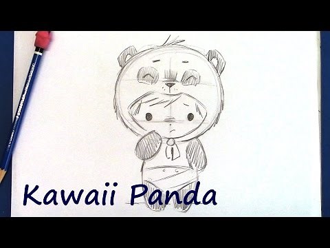 How to Draw a Manga Panda Bear - Step by Step for Beginners