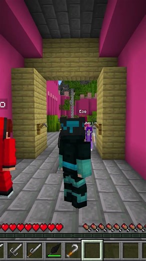 Moni and Lia are fighting #minecraft #game #gaming