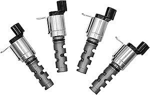 Engine Variable Valve Timing Solenoid VVT 4-pc Intake Exhaust Compatible with TUNDRA 4RUNNER SEQUOIA IS F IS250 IS300 IS350 GS F GS350 GS450H GS460 GX460 FJ CRUISER LX570 LAND 3.5L 4.0L 5.7L 4.6L