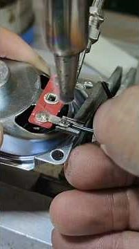 how to speaker soldering by automatic soldering iron. #solderingtool #automaticsolderingiron