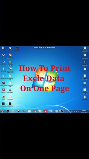 How to Print Excel Data on One Page | Fit Entire Sheet on One Page | Excel Tips #sheet #computer