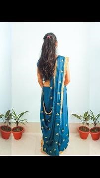 Gujarati Style Saree Draping | Beginners Saree Draping Tutorial | saree draping with perfect pleats