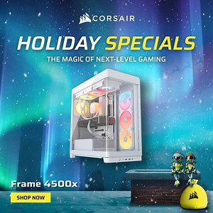 Save this holiday season on Corsair gaming systems built for power, speed, and incredible graphics. Upgrade to a high-performance PC. | CORSAIR