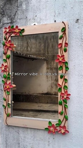 💚 Pistachio Shell Mirror Makeover | Easy #DIYMirrorMakeover & #HomeDecorIdea #diy #craft