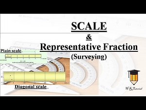 SCALE & Representative Fraction (R.F.) in Surveying (civil engineering) Full Guide