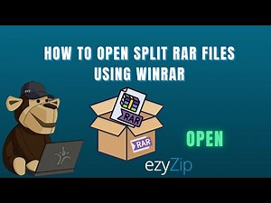 How To Open Split RAR File Using WinRAR