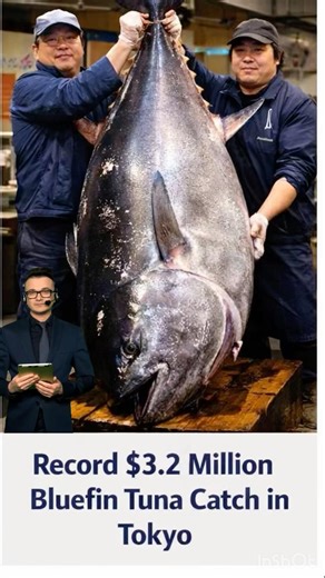 Bluefin tuna fetches record $3.2m at Tokyo auction#new #news #duet #usanewstoday #breakingnews